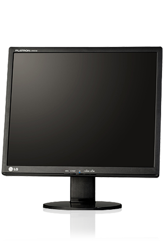 Monitor LG LCD de 17" 4:3 Quadrado com ajuste de altura e e tela rotatoria