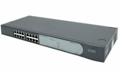 Switch 3com / HP Baseline V1405-24 c/ 24 portas 10/100 Mbps RJ45 3C16471B 