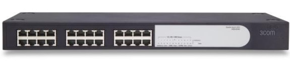 Switch 3com / HP Baseline V1405-24G Gigabit c/ 24 portas 10/100/1000 Mbps 45